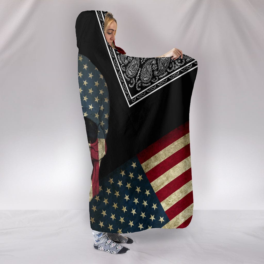 Ultimate Flags and Freedom Hooded Blanket