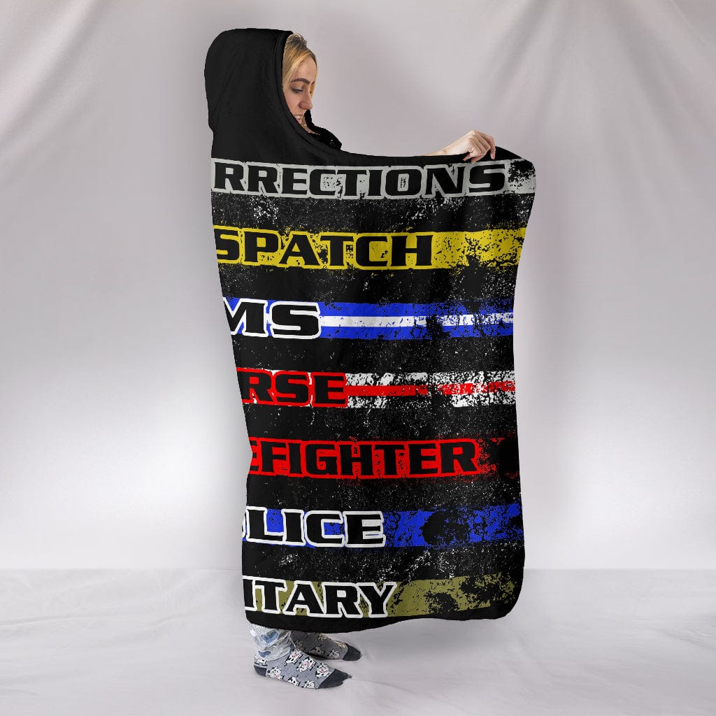 No One Fights Alone - Hooded Blanket