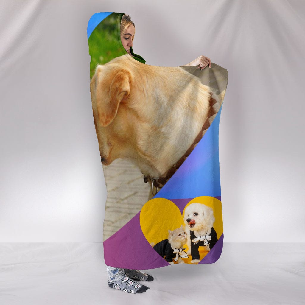 Dog Lovers Hooded Blanket