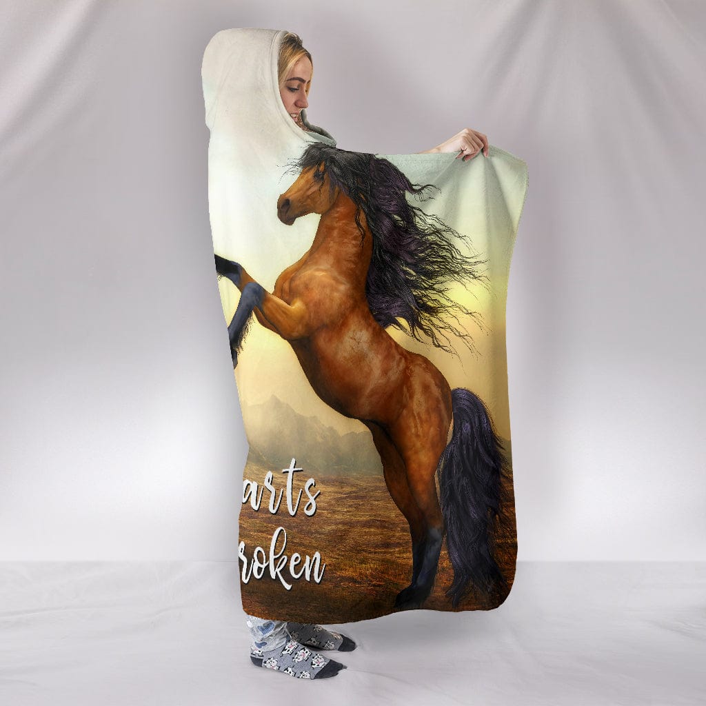 Wild Hearts Can't Be Broken Hooded Blanket