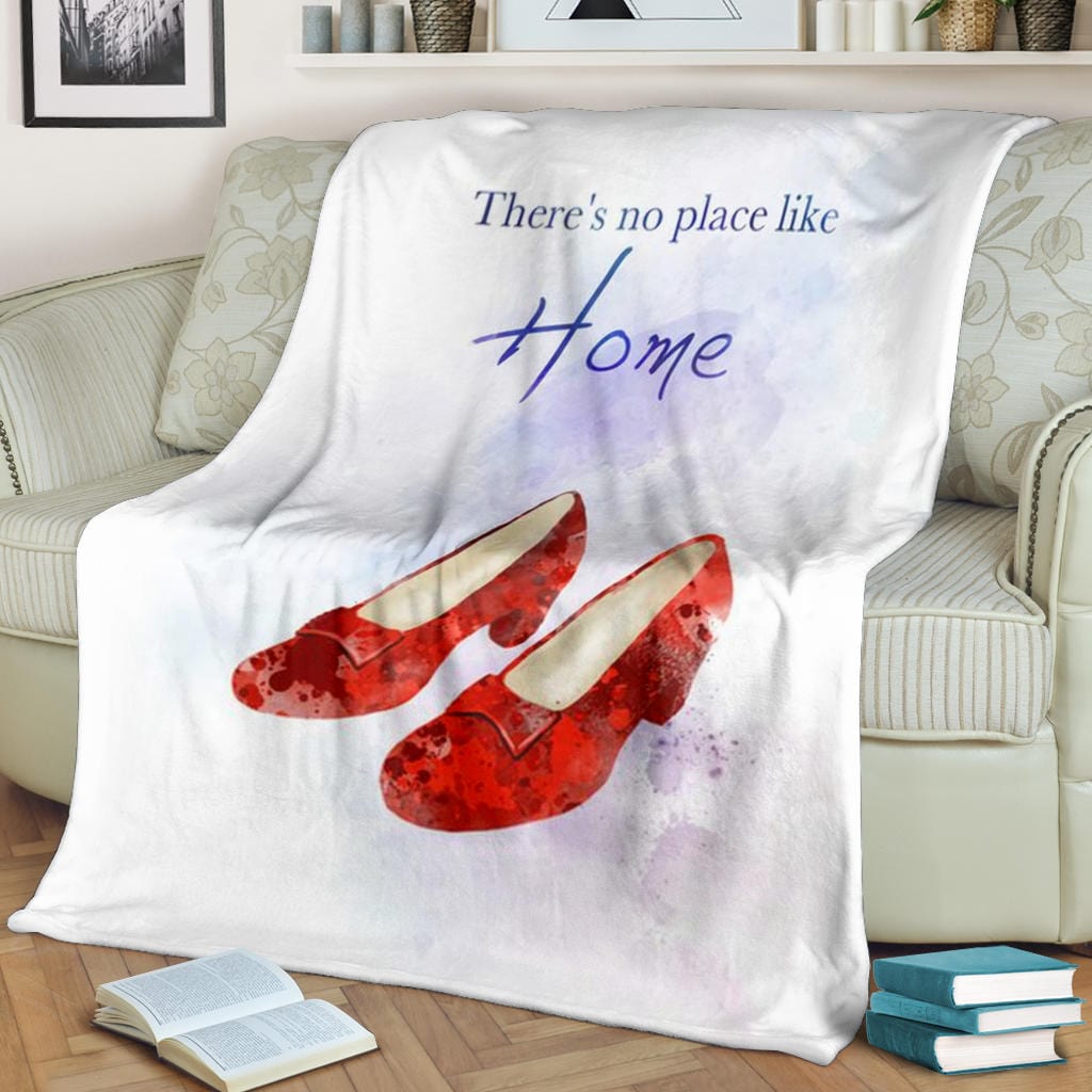 There's No Place Like Home Premium Fleece Blanket