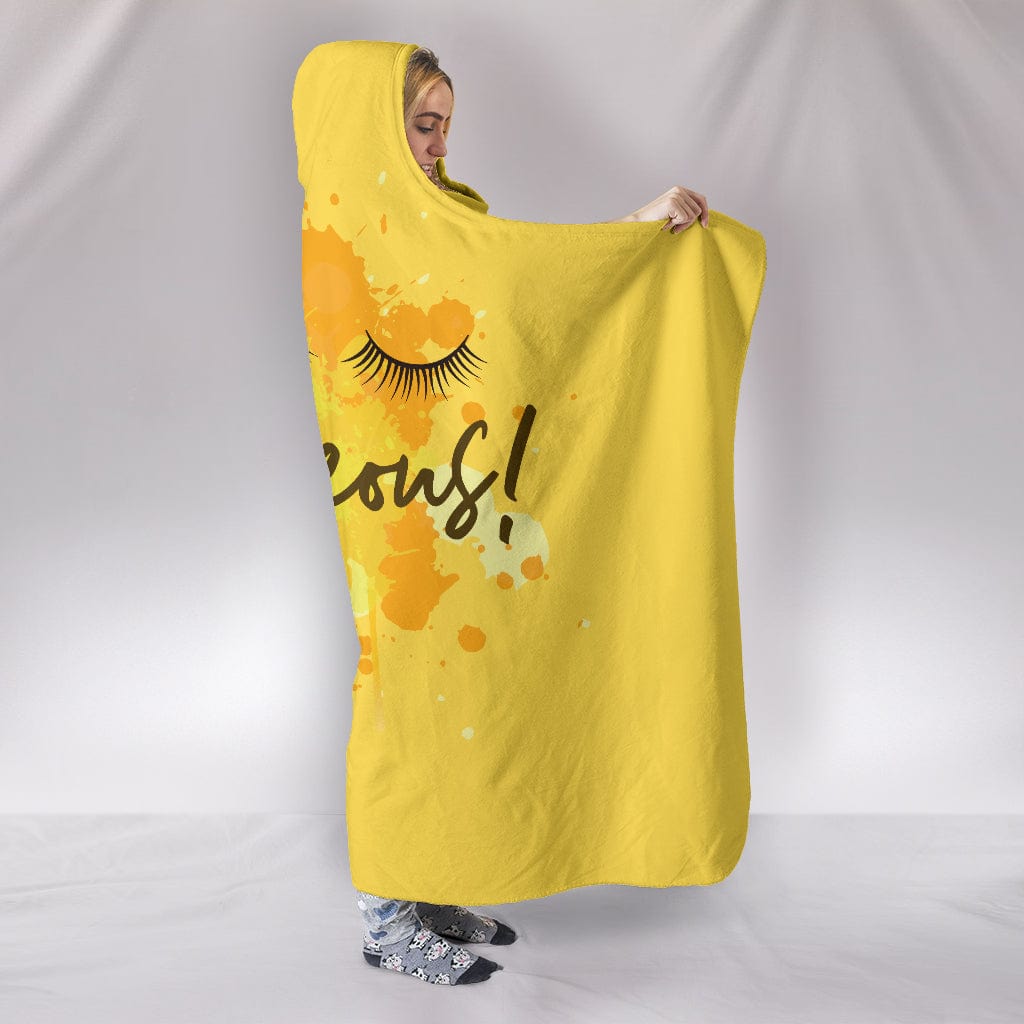 Yellow Gorgeous Hooded Blanket