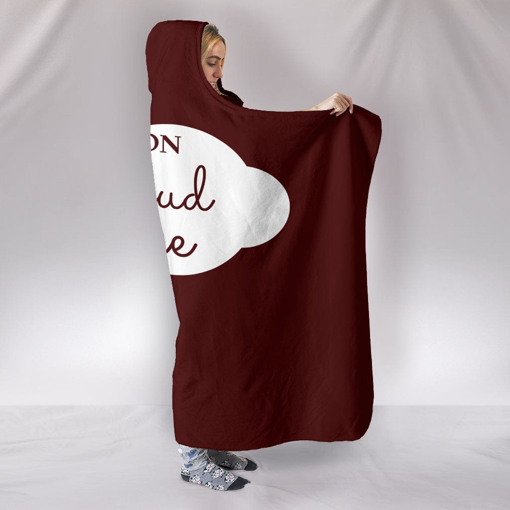 Cloud Wine Hooded Blanket