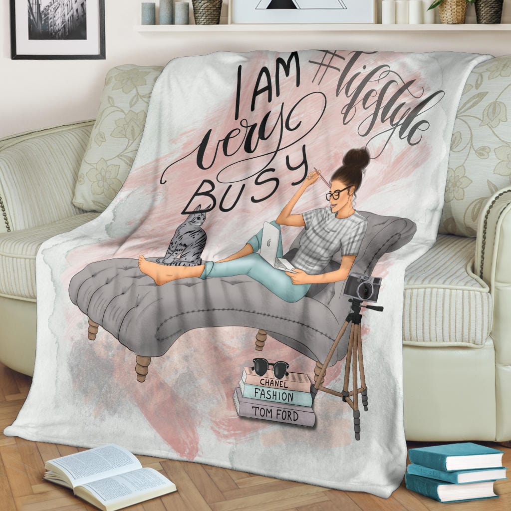 #LIFESTYLE Bloggers Premium Fleece Blanket