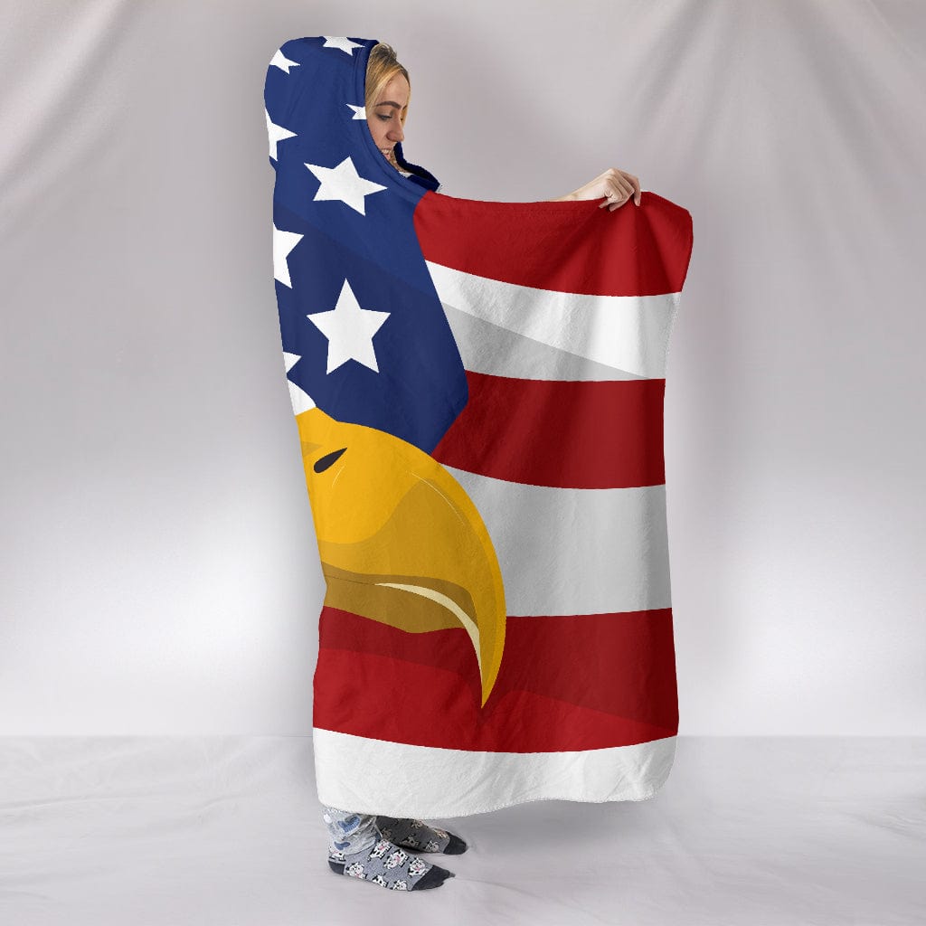 USA Hooded Blanket