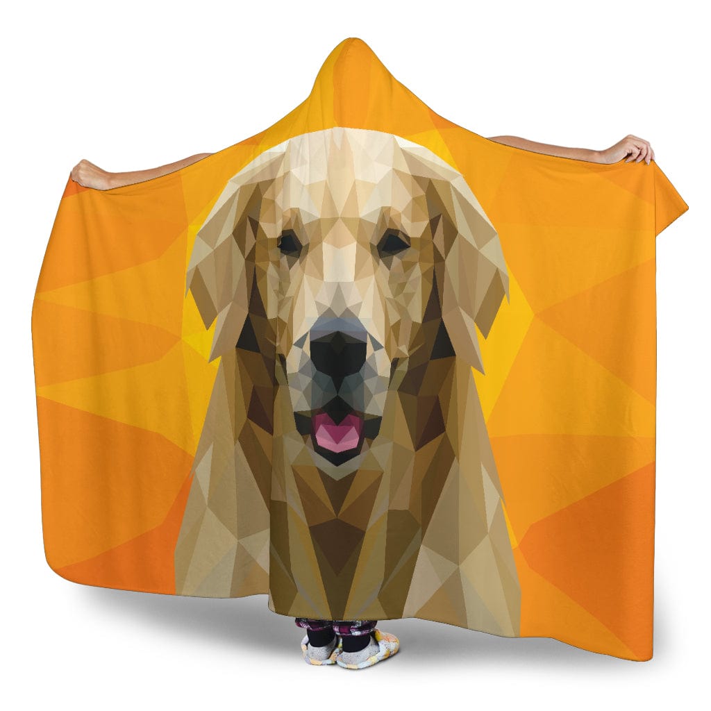 Labrador Retrievers Modern Art Hooded Blanket