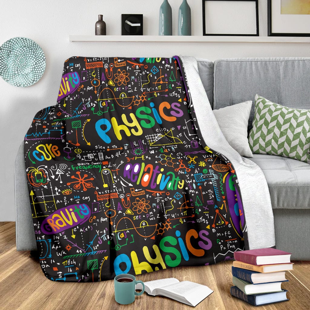 Physics Premium Fleece Blanket