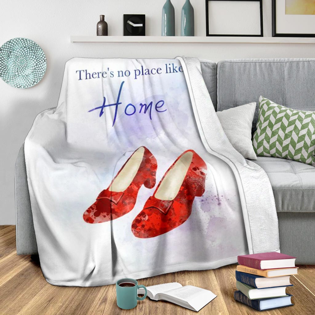 There's No Place Like Home Premium Fleece Blanket