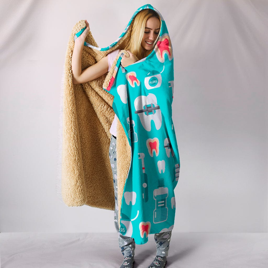 Dental Lovers Hoodie Blanket