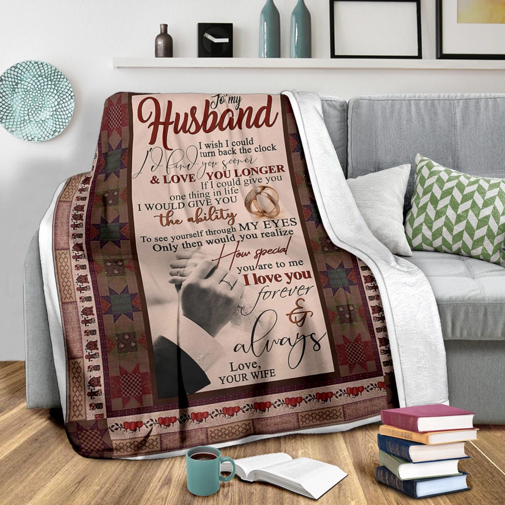 My Husband Premium Fleece Blanket