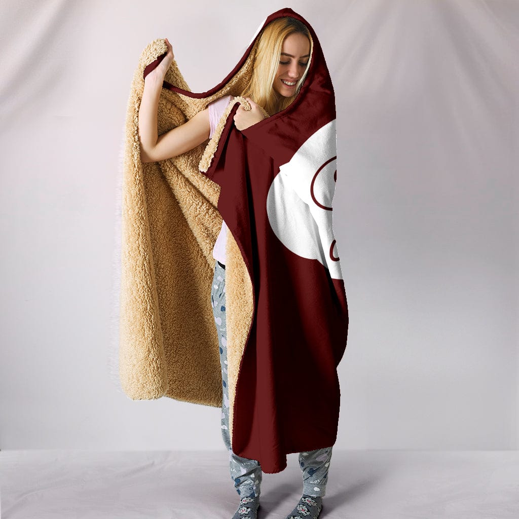 Cloud Wine Hooded Blanket