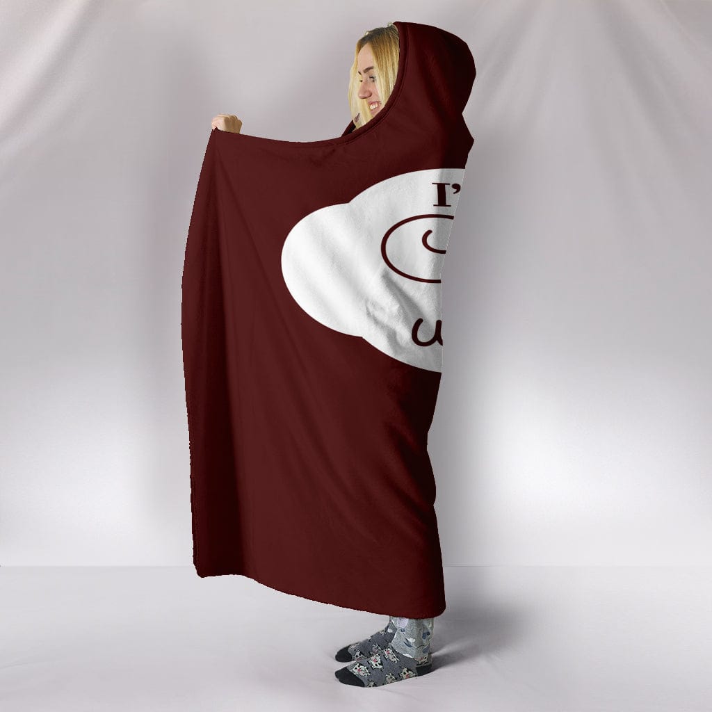 Cloud Wine Hooded Blanket