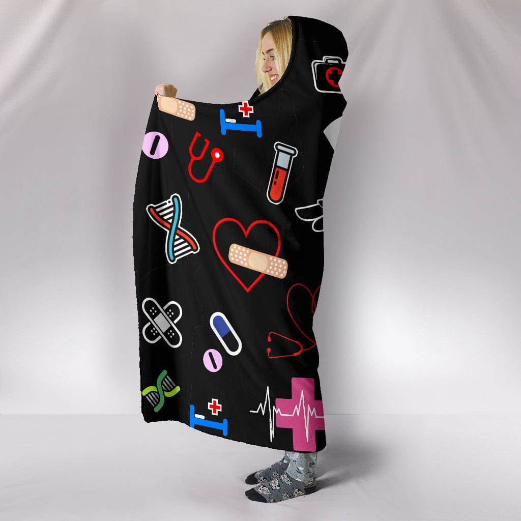 Nurse Hooded Blanket