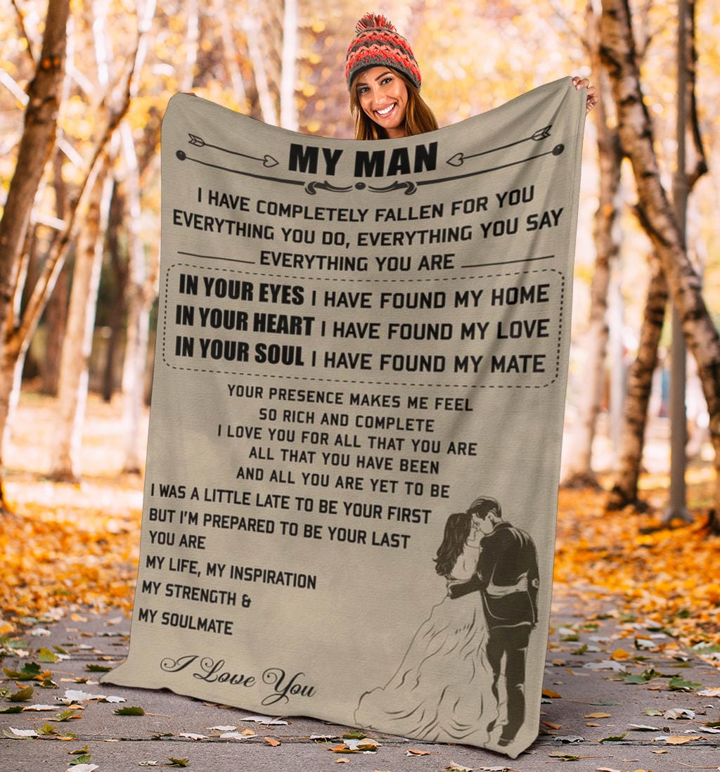 My Man Premium Fleece Blanket