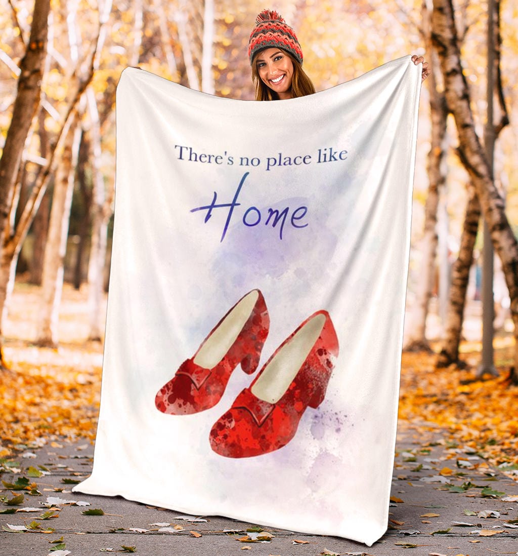 There's No Place Like Home Premium Fleece Blanket