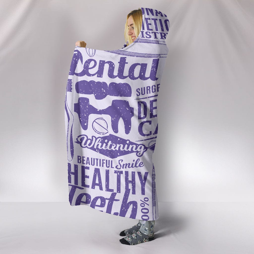 Dental Lovers Hoodie Blanket