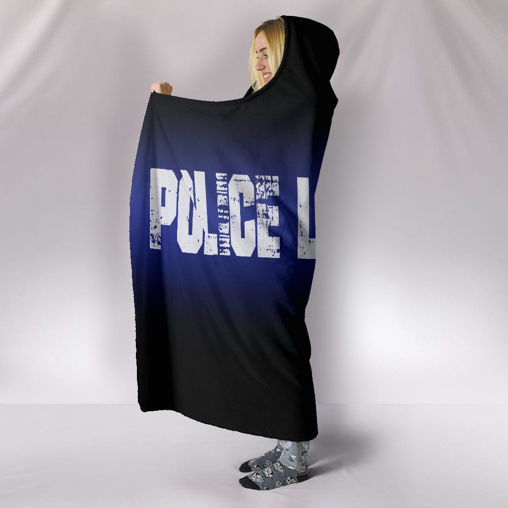 Police Lives Matter Hoodie Blanket