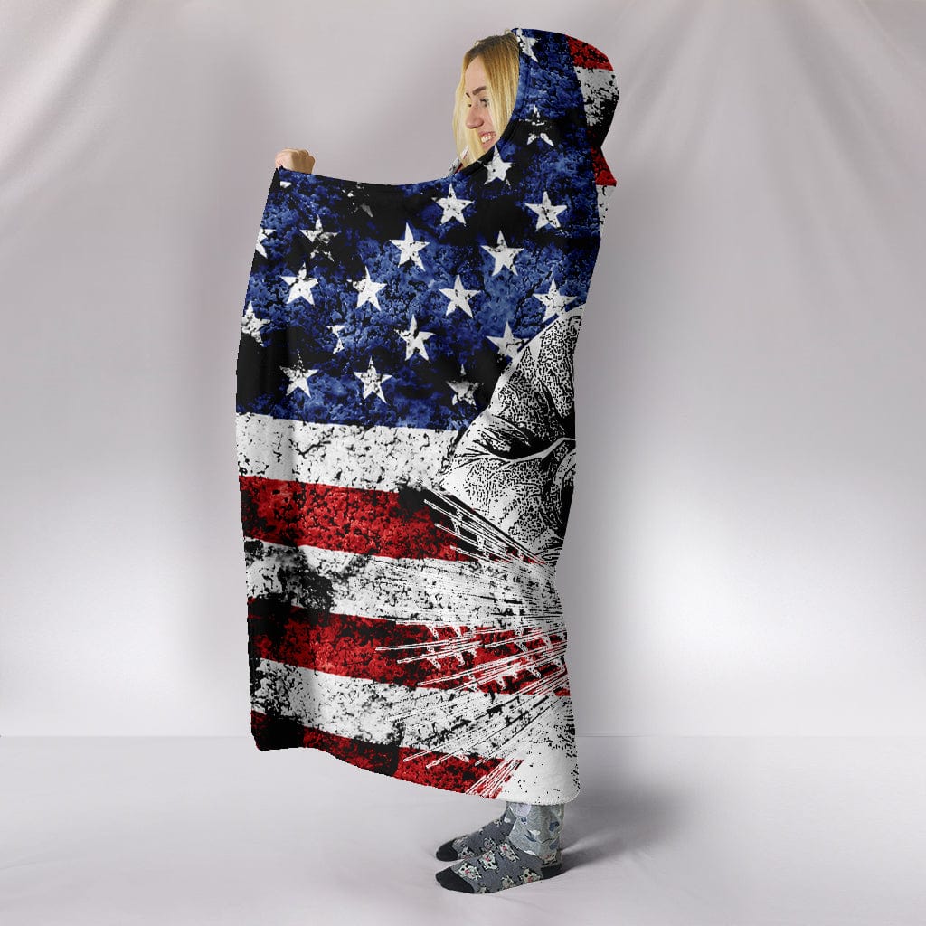 Firefighter Hooded Blanket