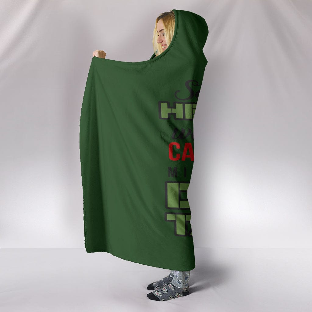 Some Heroes Hooded Blanket