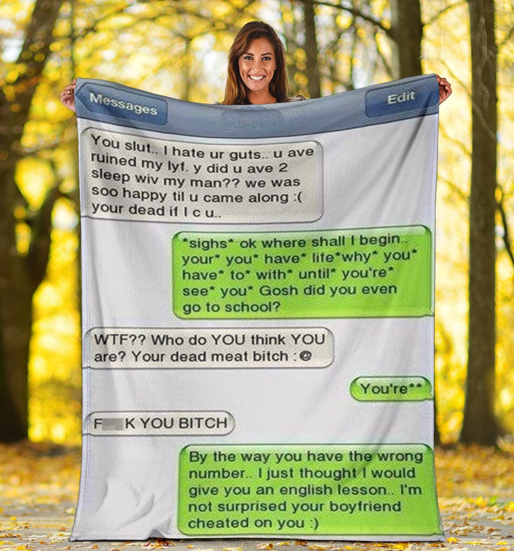 I Hate Your Guts Premium Fleece Blanket