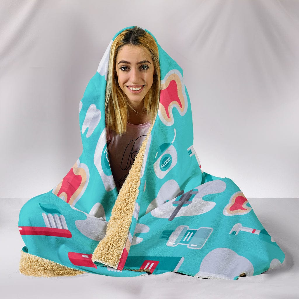 Dental Lovers Hoodie Blanket