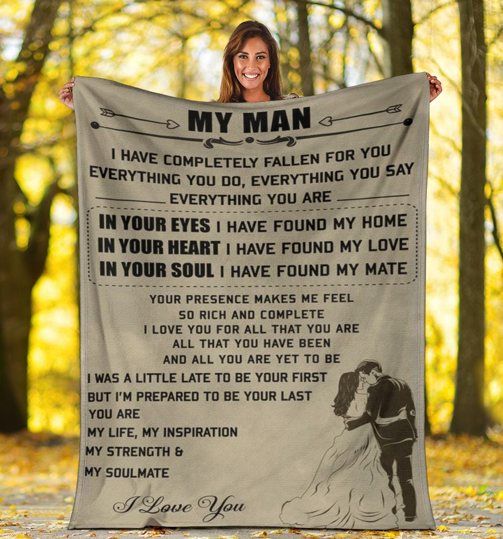 My Man Premium Fleece Blanket