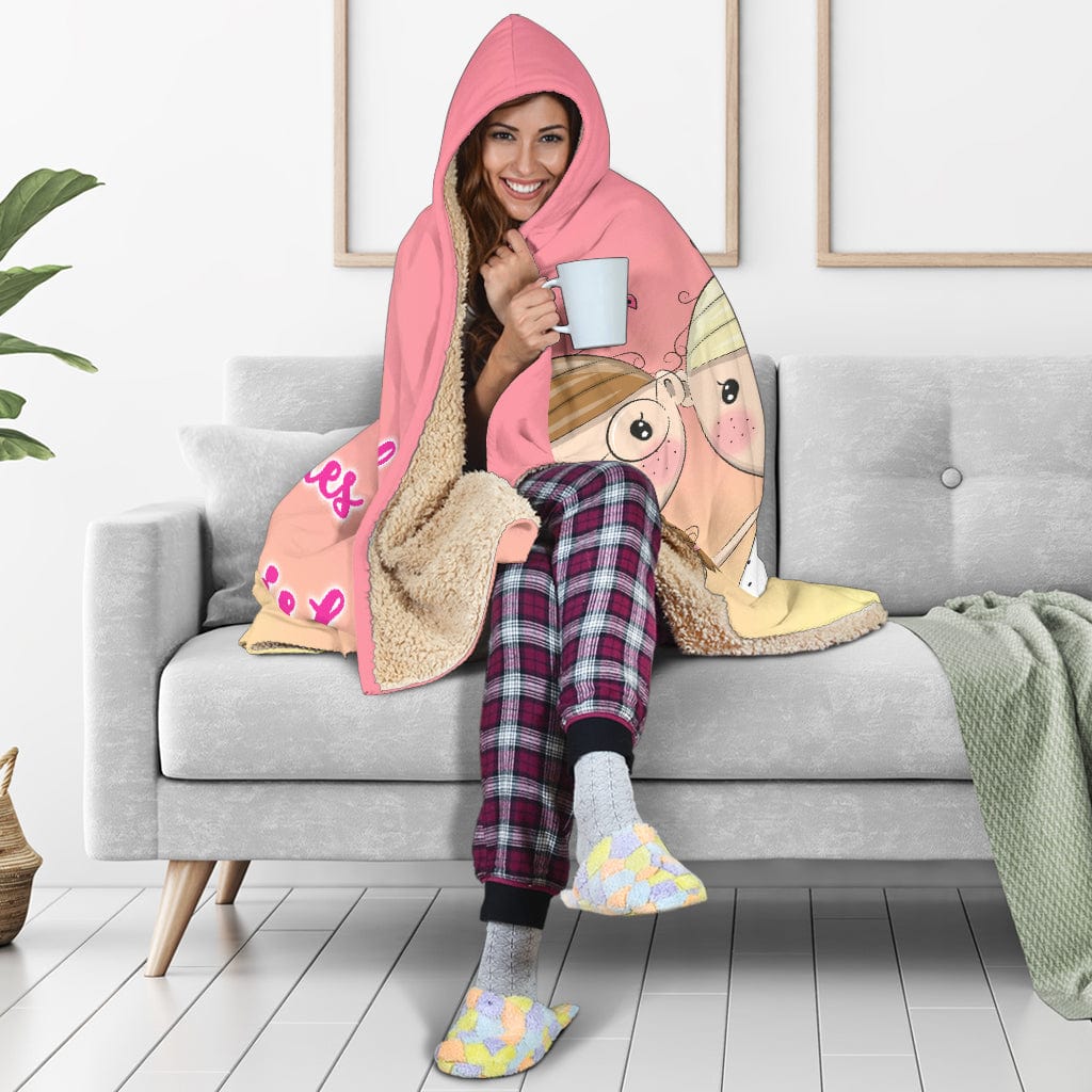 Sister Love Hooded Blanket