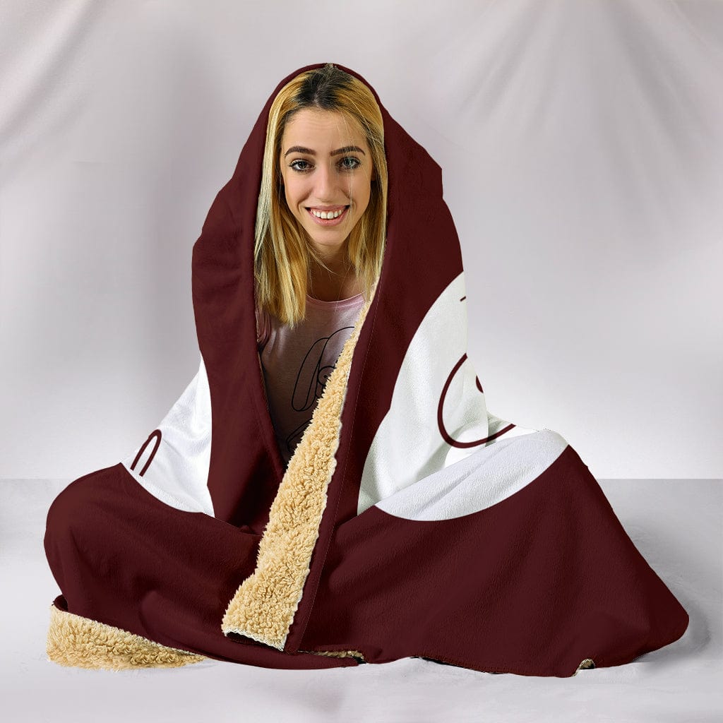 Cloud Wine Hooded Blanket