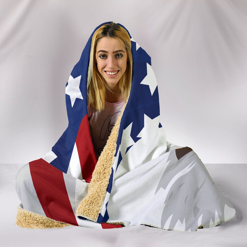 USA Hooded Blanket