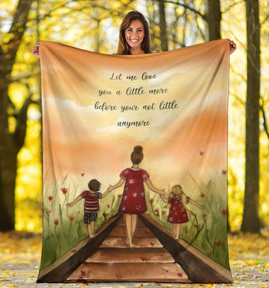 Let Me Love You Premium Fleece Blanket