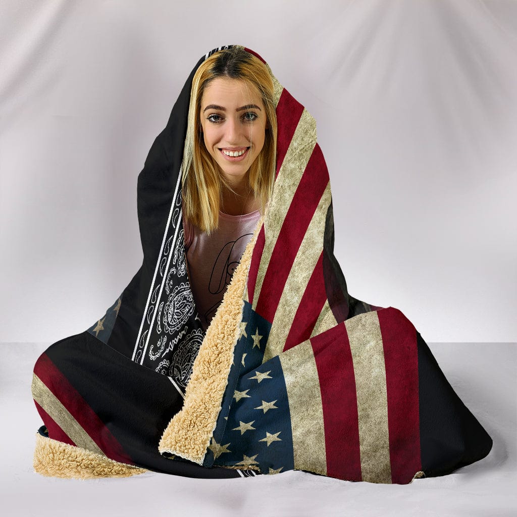 Ultimate Flags and Freedom Hooded Blanket