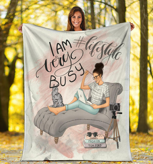 #LIFESTYLE Bloggers Premium Fleece Blanket