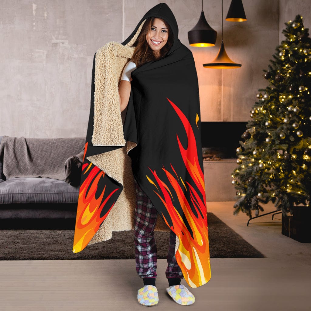 Ultimate Flame Bandana Hooded Blanket