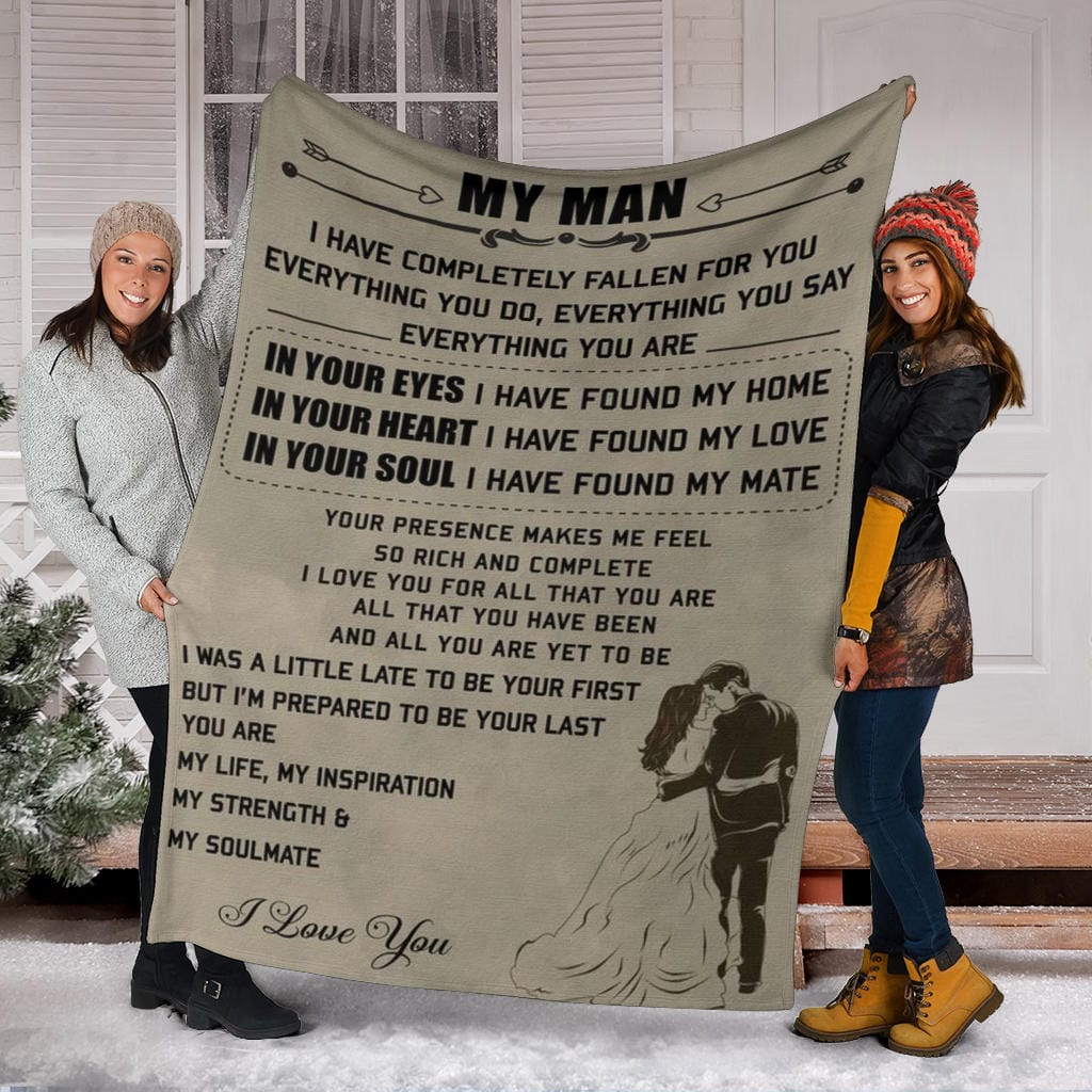 My Man Premium Fleece Blanket