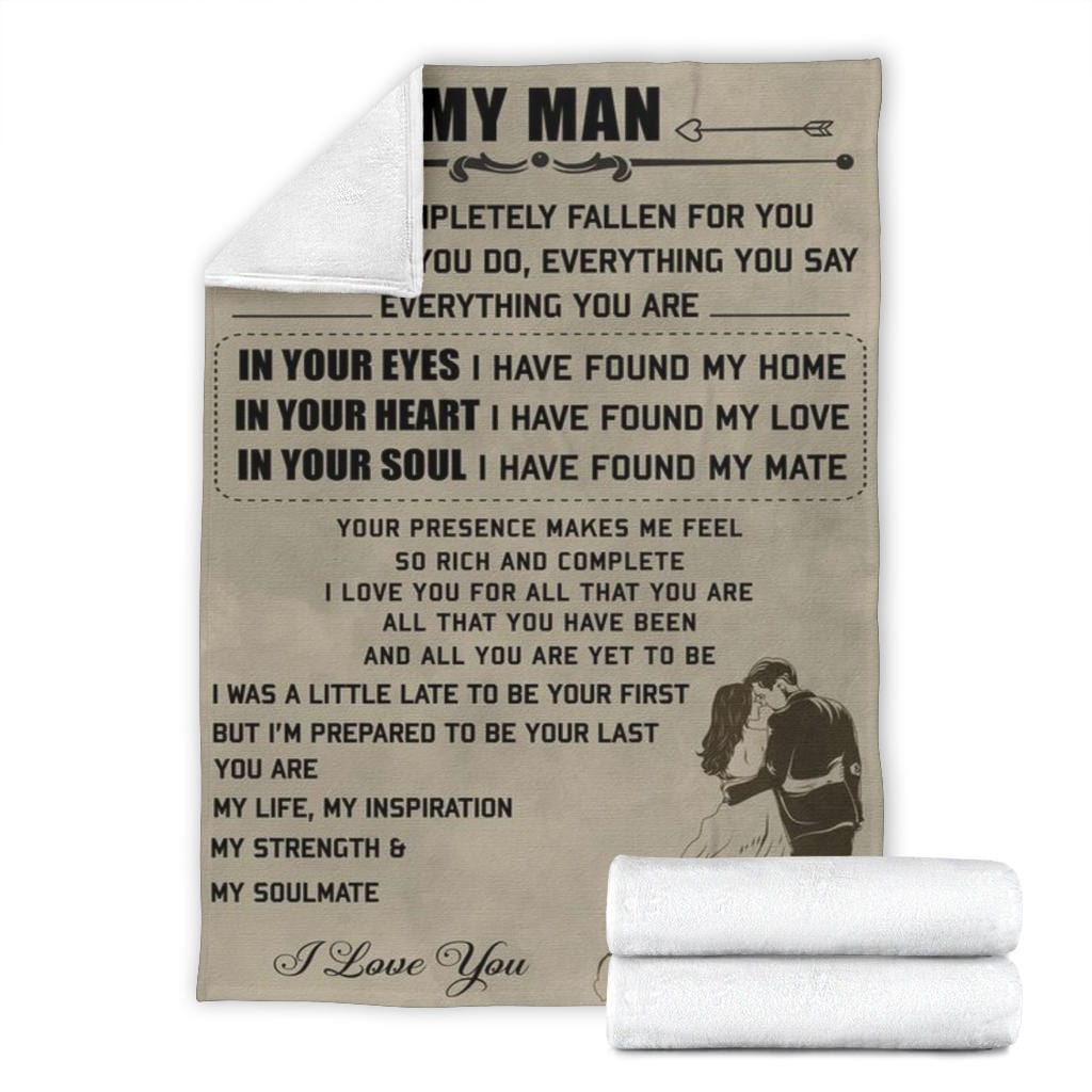 My Man Premium Fleece Blanket