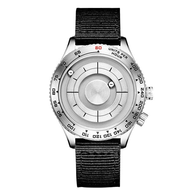 Unique Men's Steel Magnetic ball Watch