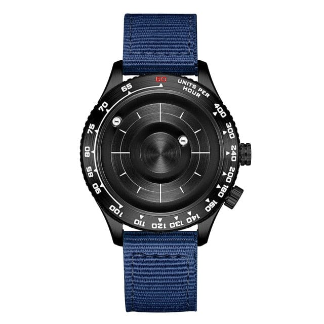 Unique Men's Steel Magnetic ball Watch