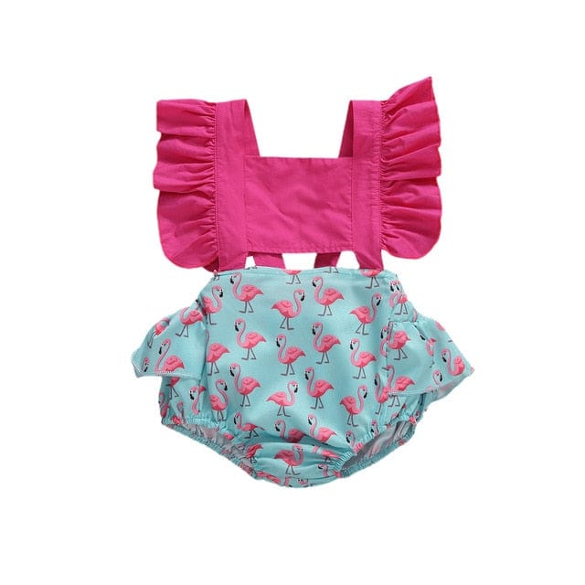 Baby Girl Summer Pullover Romper