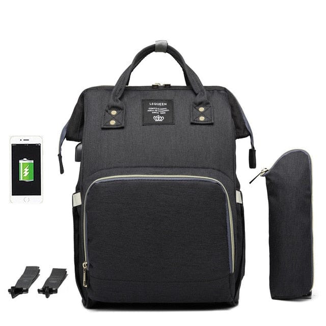 USB Diaper Bag Backpack