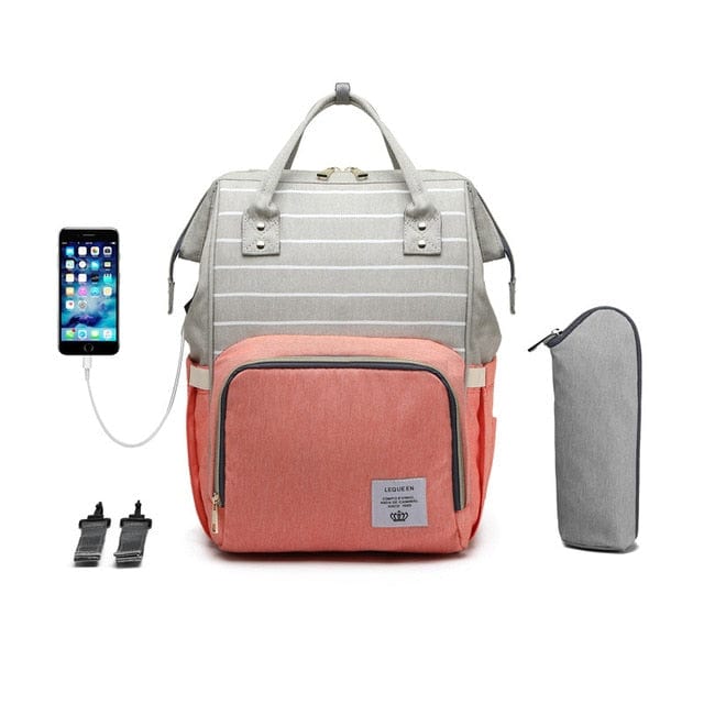 USB Diaper Bag Backpack