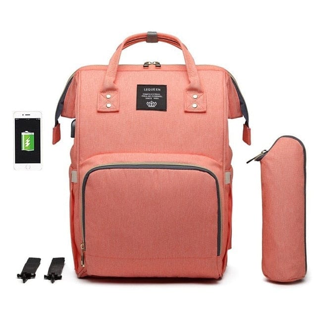 USB Diaper Bag Backpack