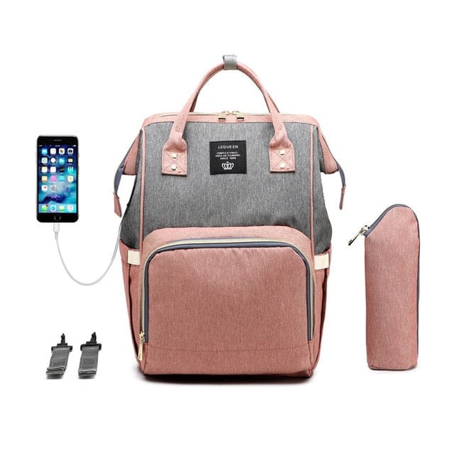 USB Diaper Bag Backpack