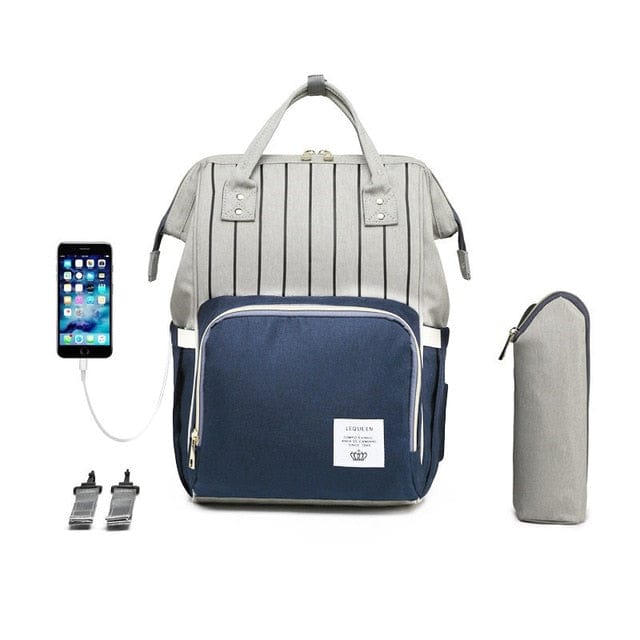 USB Diaper Bag Backpack