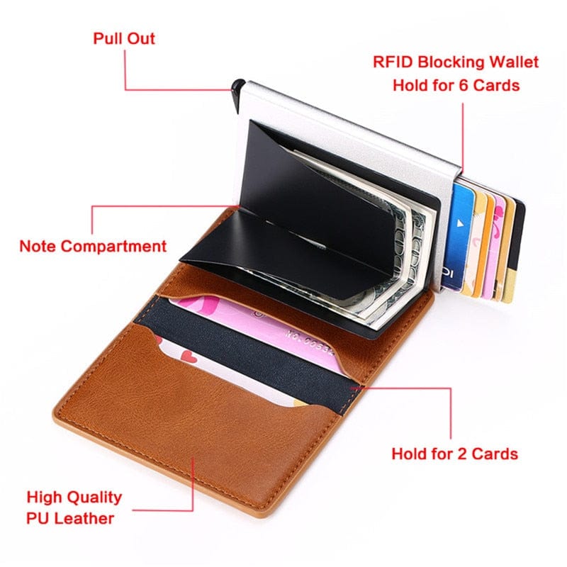 RFID Leather Fashion Wallet