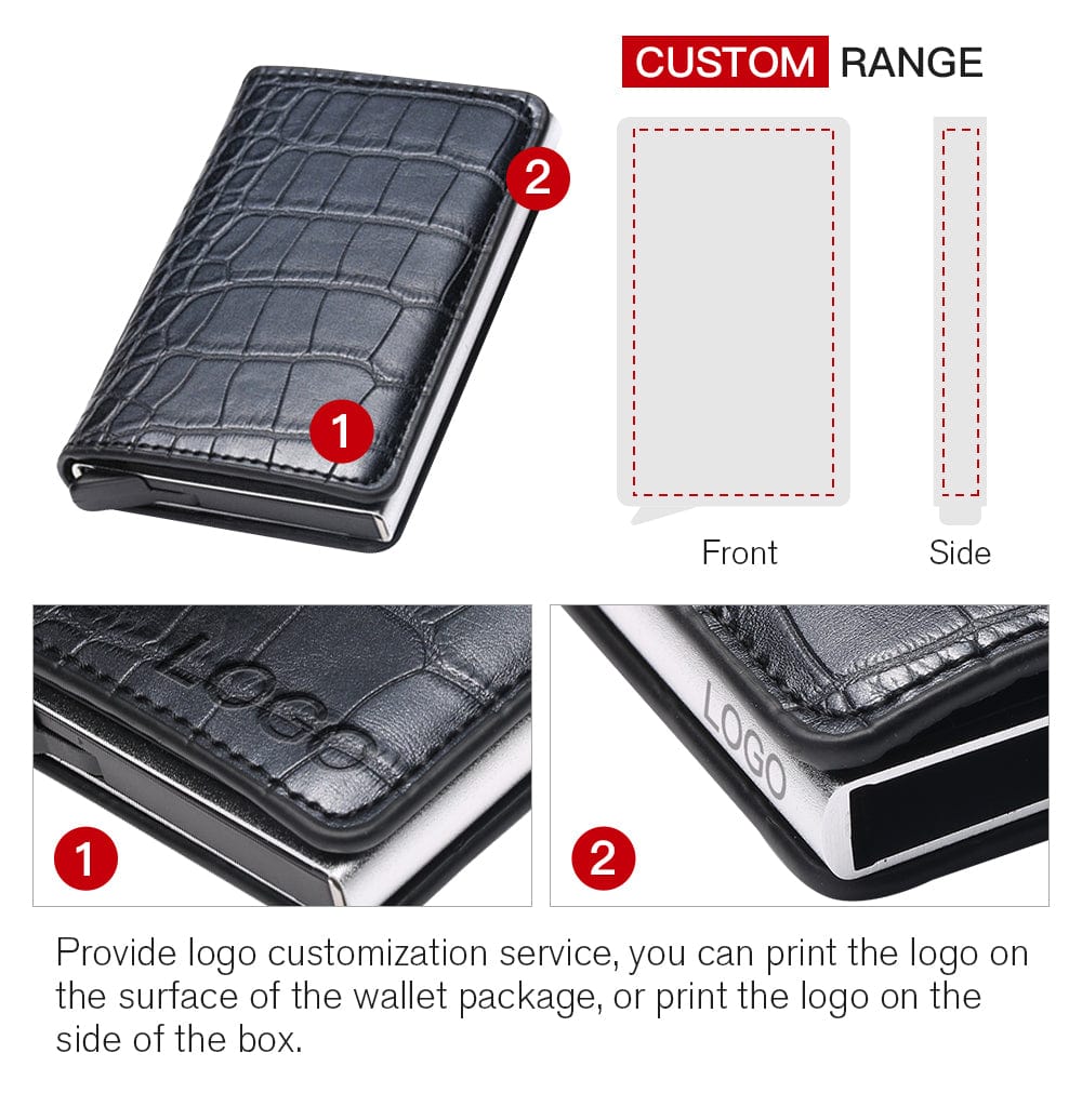 RFID Leather Fashion Wallet