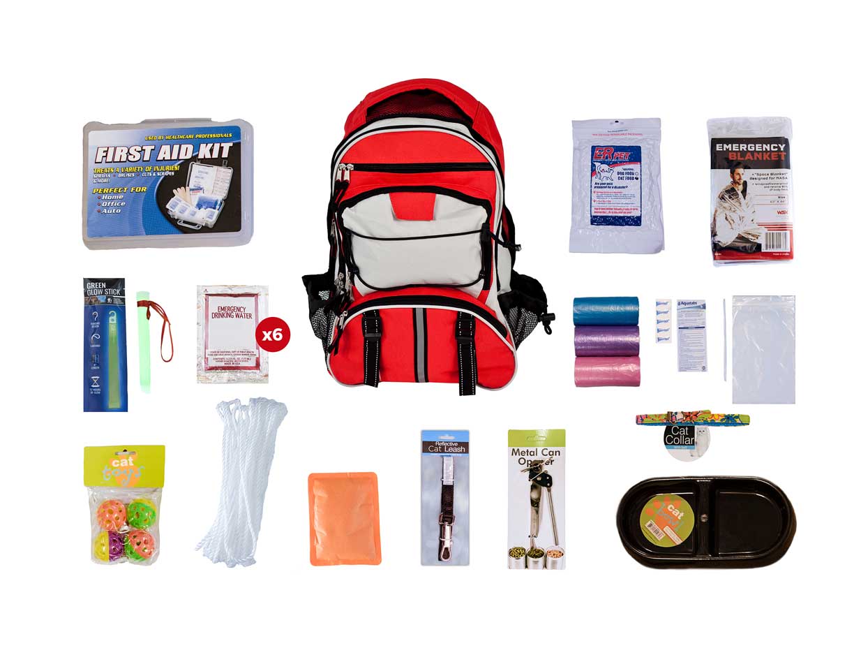 Survival Kit For Children (72+ Hours) in Hiker's Backpack