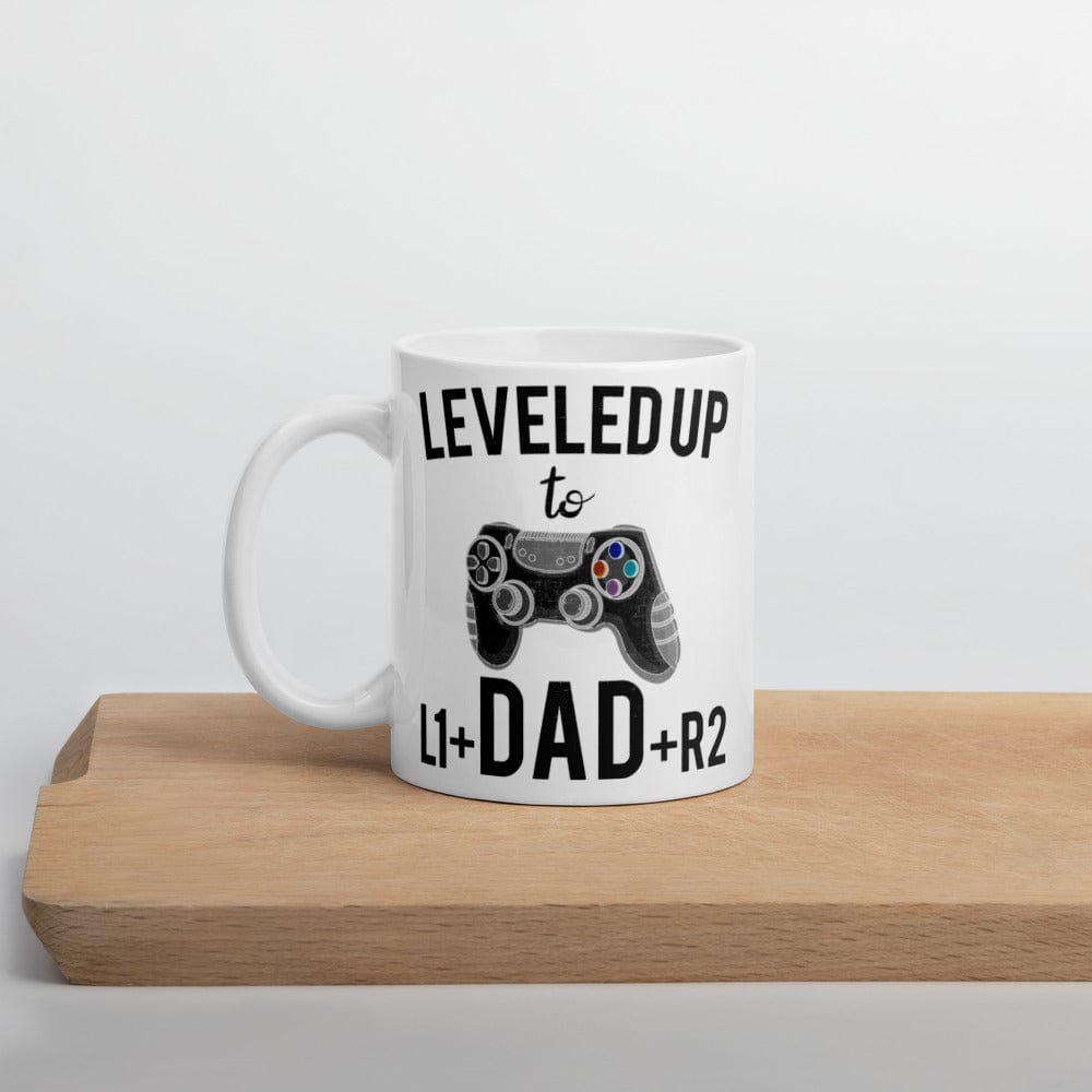 "Leveled Up To Dad" Mug